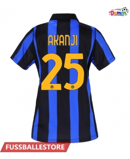Günstige Inter Milan Manuel Akanji #25 Heimtrikot Damen 2026-27 Kurzarm